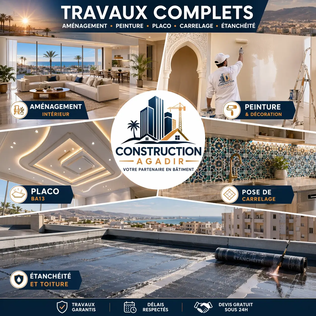 YIM BUILDING - Équipe de construction Agadir